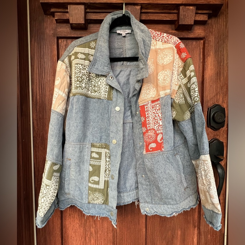 Denim Patch Jacket